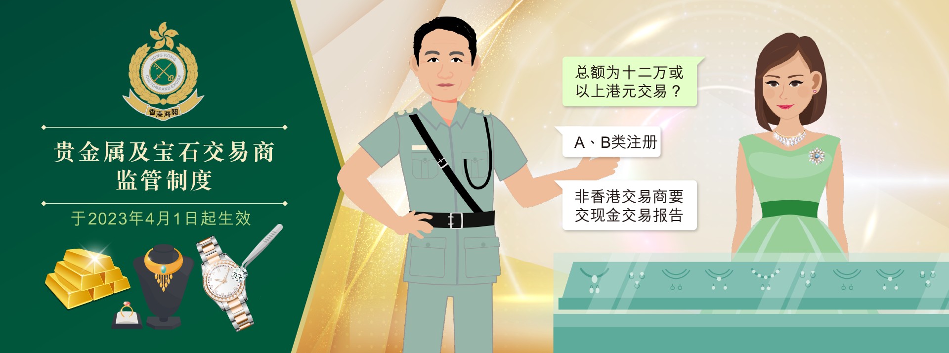 总额为十二万或以上港元交易？ A类注册、B类注册。非香港交易商要交现金交易报告。